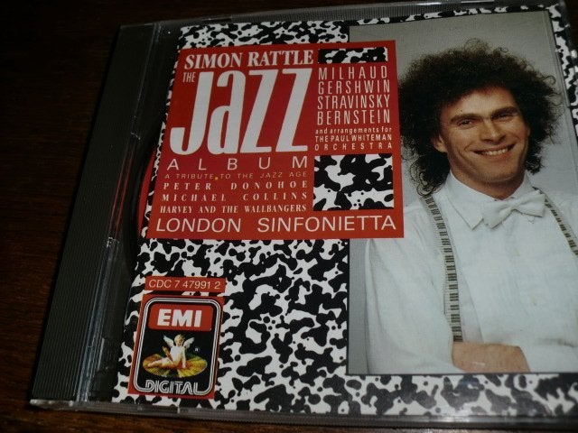 Simon Rattle   JAZZ  The Jazz Album EMI   CD  UK/Japan  1987, Overige typen, Ophalen of Verzenden, Zo goed als nieuw, Classicisme