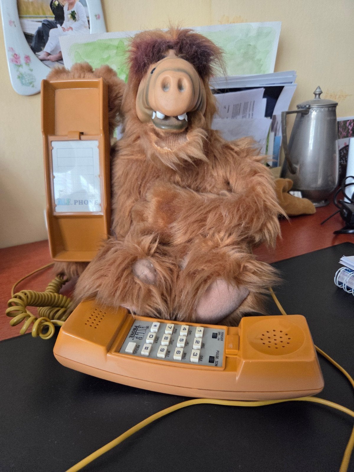 Vintage ALF telefoon - werkend, Telecommunicatie, Vaste telefoons | Niet Draadloos, Ophalen of Verzenden, Gebruikt