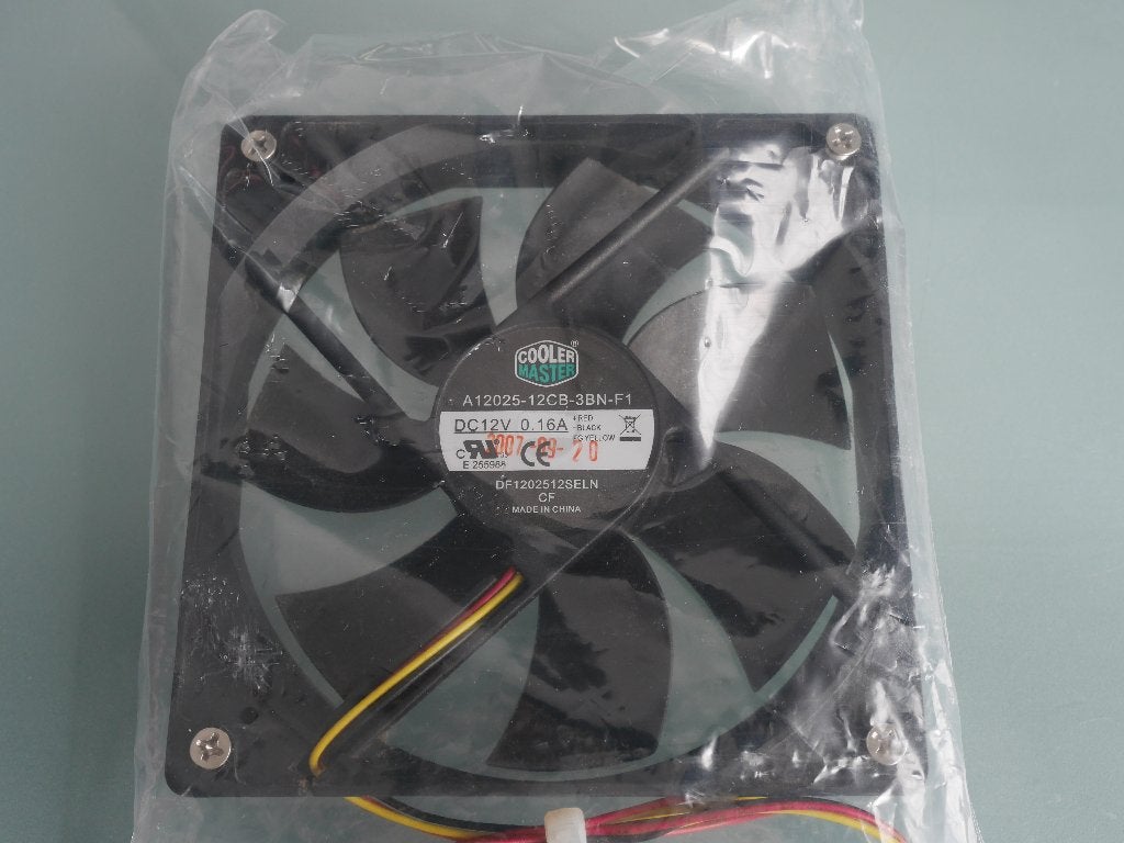 Coolermaster koelfan 12cm nieuw, Computers en Software, Computerkoelers, Ophalen of Verzenden, Nieuw, Luchtkoeling