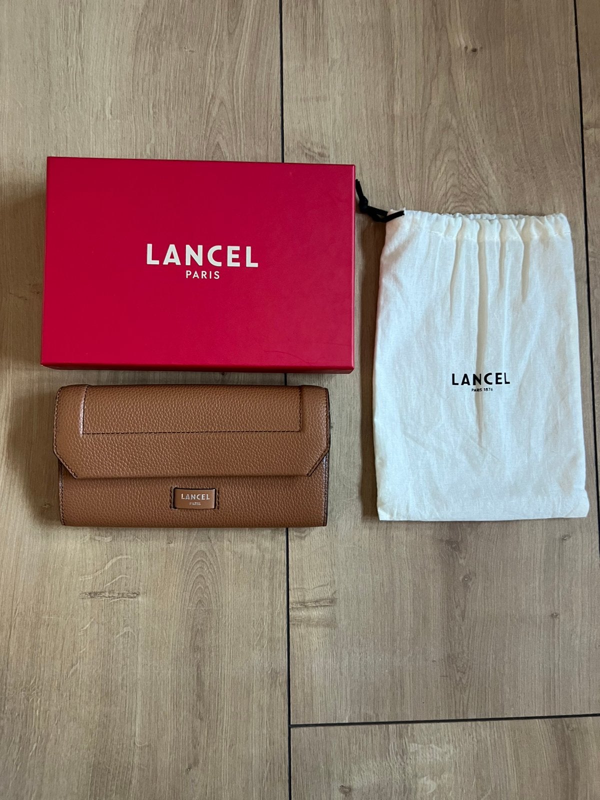 Lancel portefeuille, Overige merken, Bruin, Ophalen of Verzenden, Zo goed als nieuw