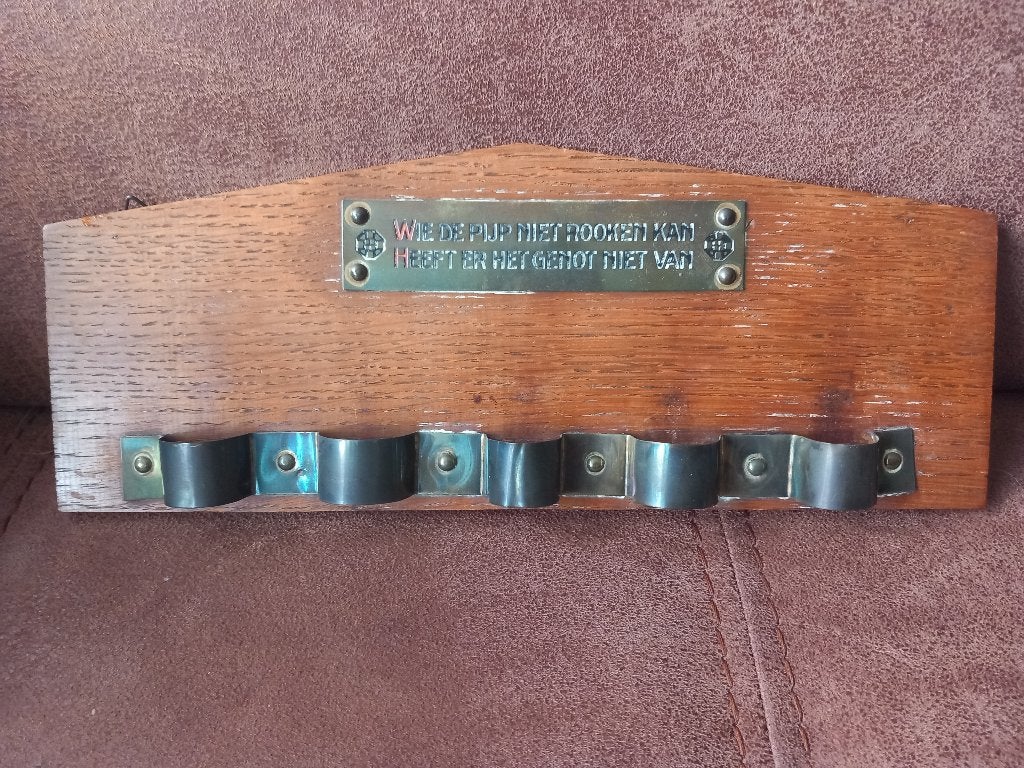 Vintage pijpenrek, Ophalen of Verzenden
