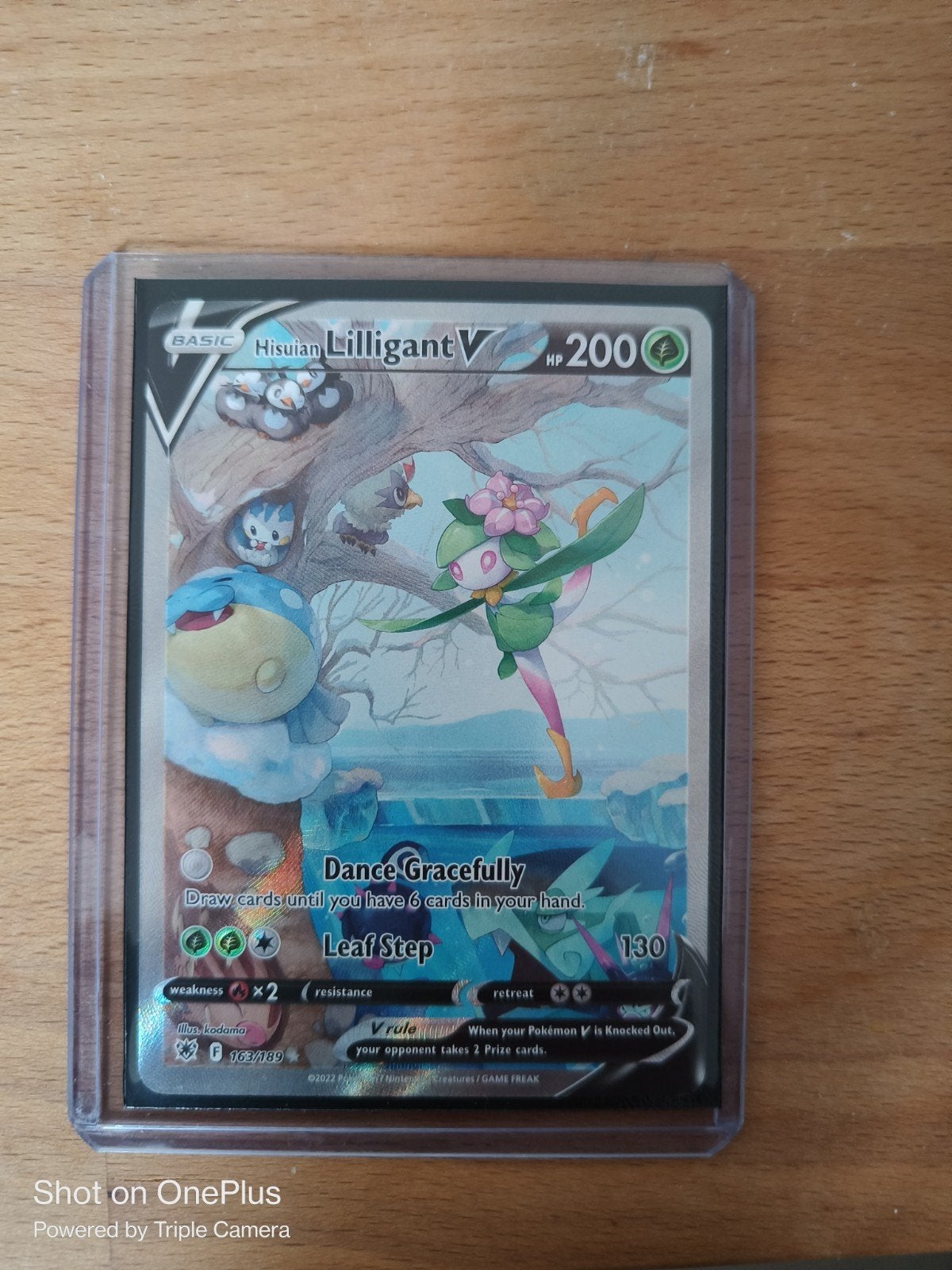 Hisuian Lilligant V (ASR 163) Pokémon Kaart, Ophalen of Verzenden, Zo goed als nieuw, Losse kaart