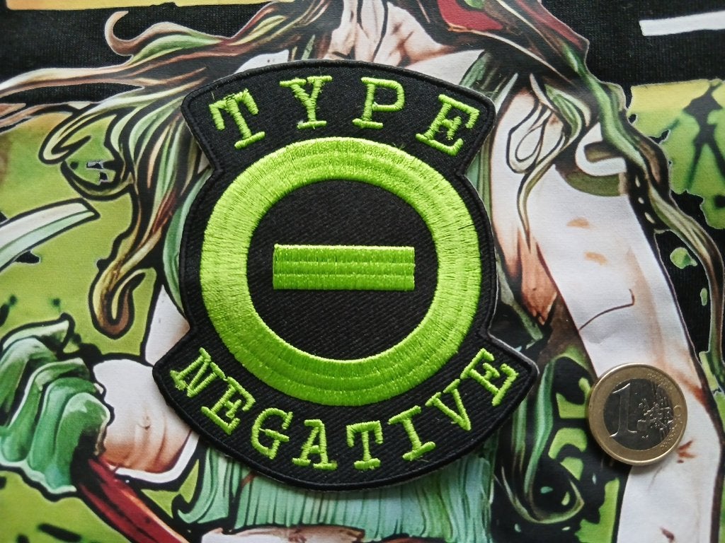 Type O Negative mooie  shaped patch 9 x 10 cm t255, Ophalen of Verzenden, Nieuw, Kleding