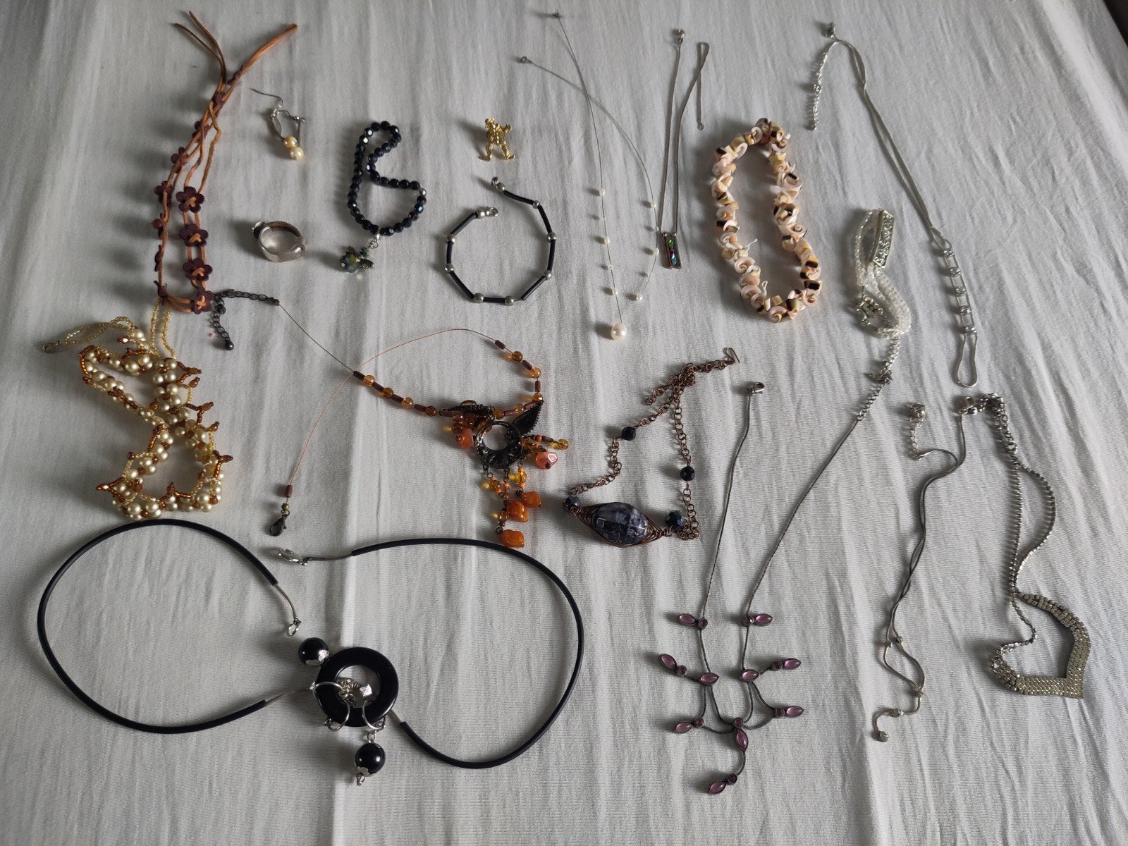 partij sieraden, Ophalen of Verzenden, Overige kleuren, Overige materialen