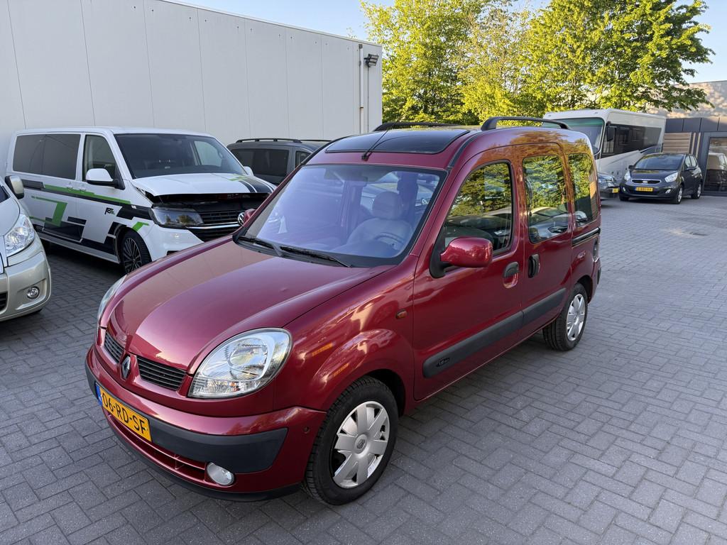 Renault Kangoo 1.6-16V Rolstoelauto - Automaat - Airco - Bod, Auto's, 1160 kg, Metallic lak, Gebruikt, 4 stoelen