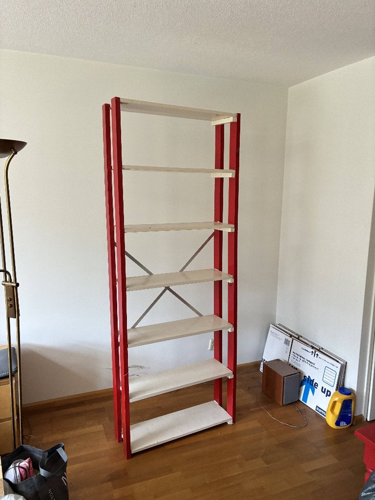 Stellingkast Rood, Ophalen, Gebruikt