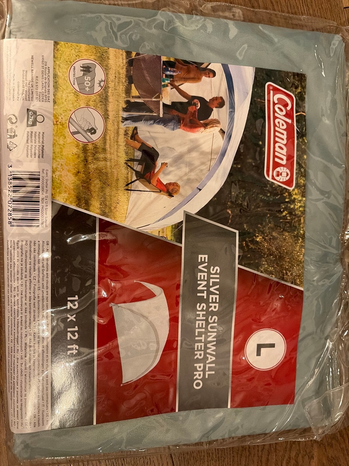 Coleman Silver Sunwall Event Shelter Pro L, Ophalen, Nieuw
