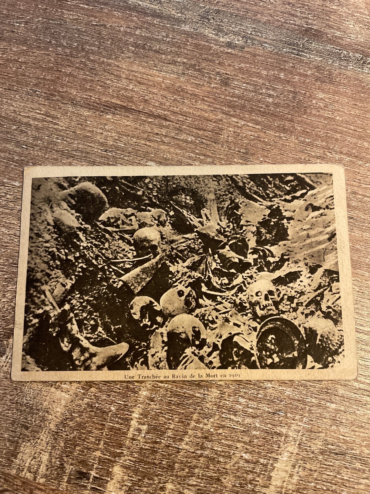 Zeldzame WOI Ansichtkaart: Ravin de la Mort 1919, Verzamelen, Ophalen of Verzenden, Voor 1920, Ongelopen, Frankrijk