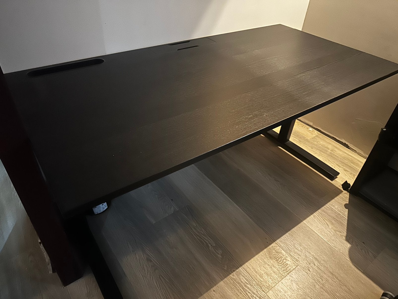 IKEA MITTZON desk zwart, Ophalen, Zo goed als nieuw