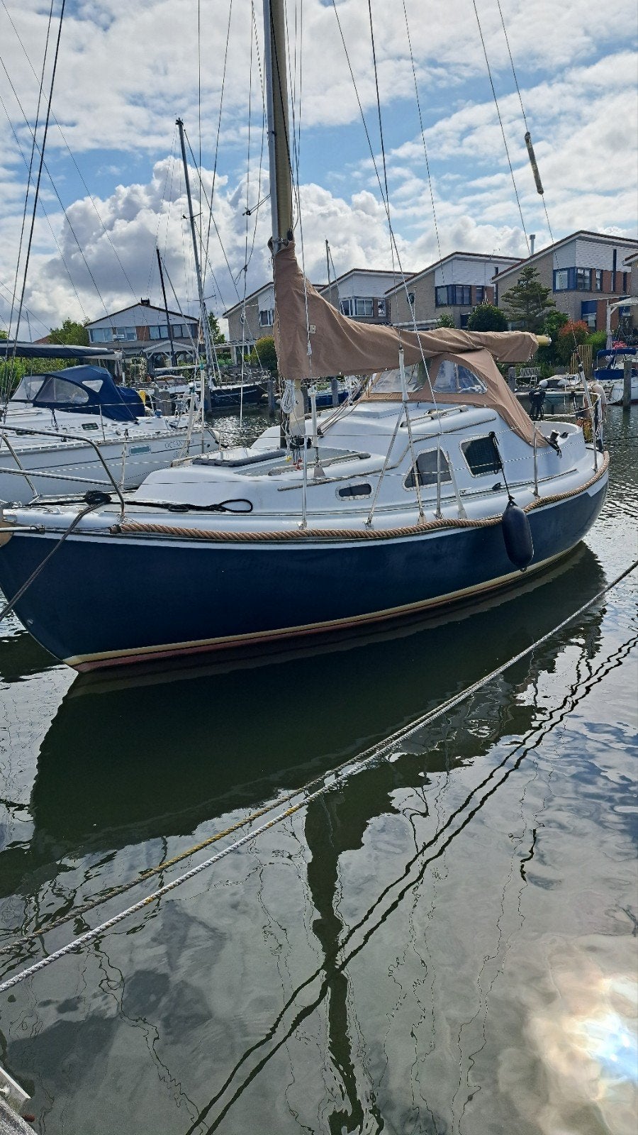 midget 26 zeilklaar met 3 cil diesel, Watersport en Boten, Kajuitzeilboten en Zeiljachten, Ophalen, Gebruikt, 1.80 meter, Diesel