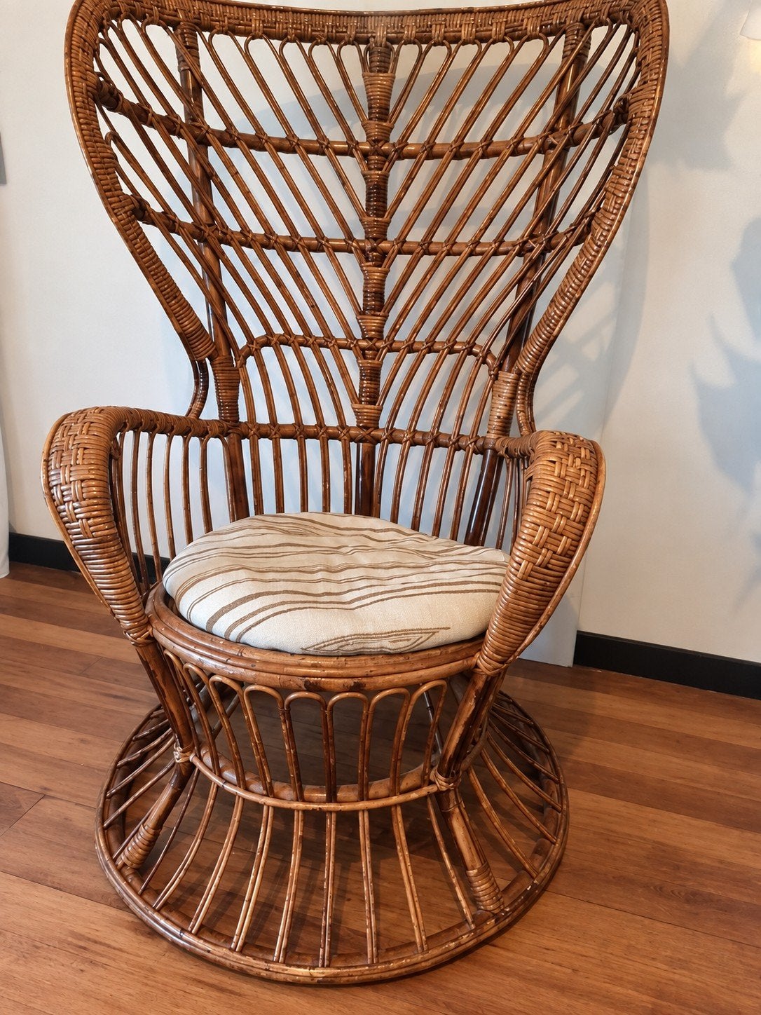 Rotan Pauw Stoel, Ophalen of Verzenden