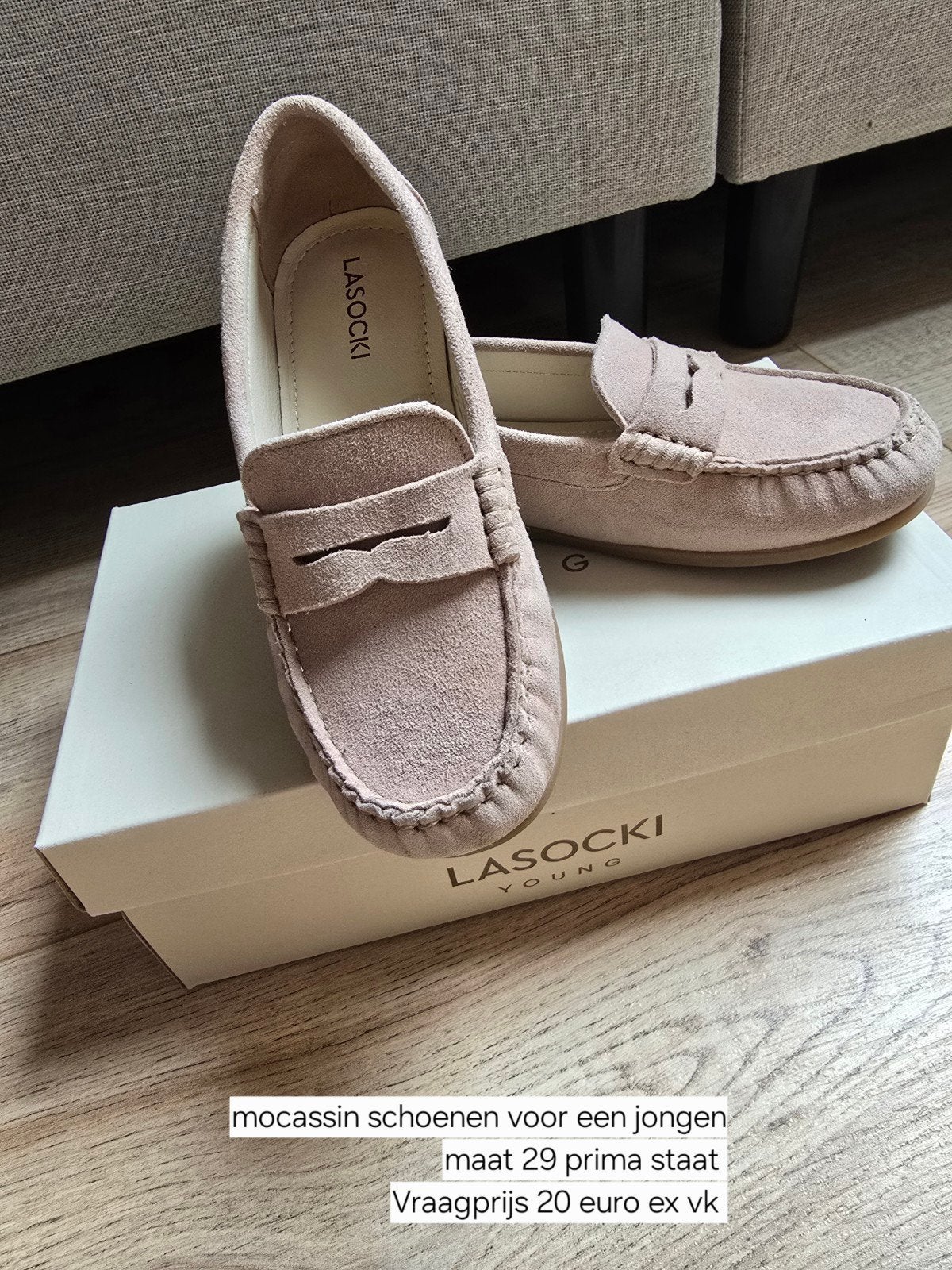 Mocassin schoenen voor een jongen maat 29,perfecte staat, Ophalen, Schoenen, Zo goed als nieuw, Jongen