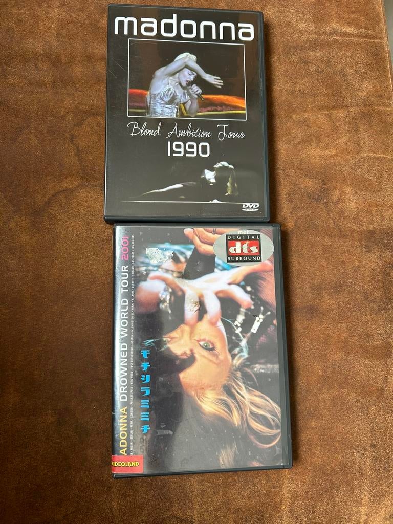 2 x dvd Madonna, Alle leeftijden, Ophalen of Verzenden, Zo goed als nieuw