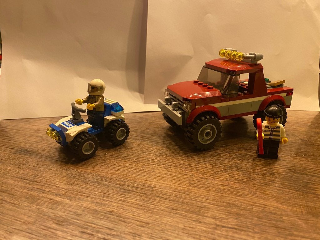 LEGO 4437 – Politieauto - Jeep, Lego, Ophalen of Verzenden, Zo goed als nieuw, Compleet