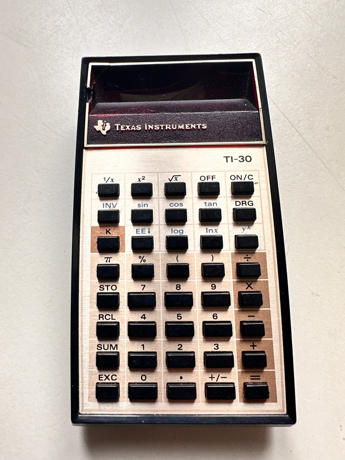 Texas instruments ti-30 rekemachine, Ophalen of Verzenden