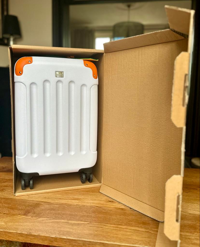 Nationale Postcode Loterij Koffer - Nieuw en Ongebruikt, 40 tot 60 cm, 30 cm of meer, Wit, Nieuw