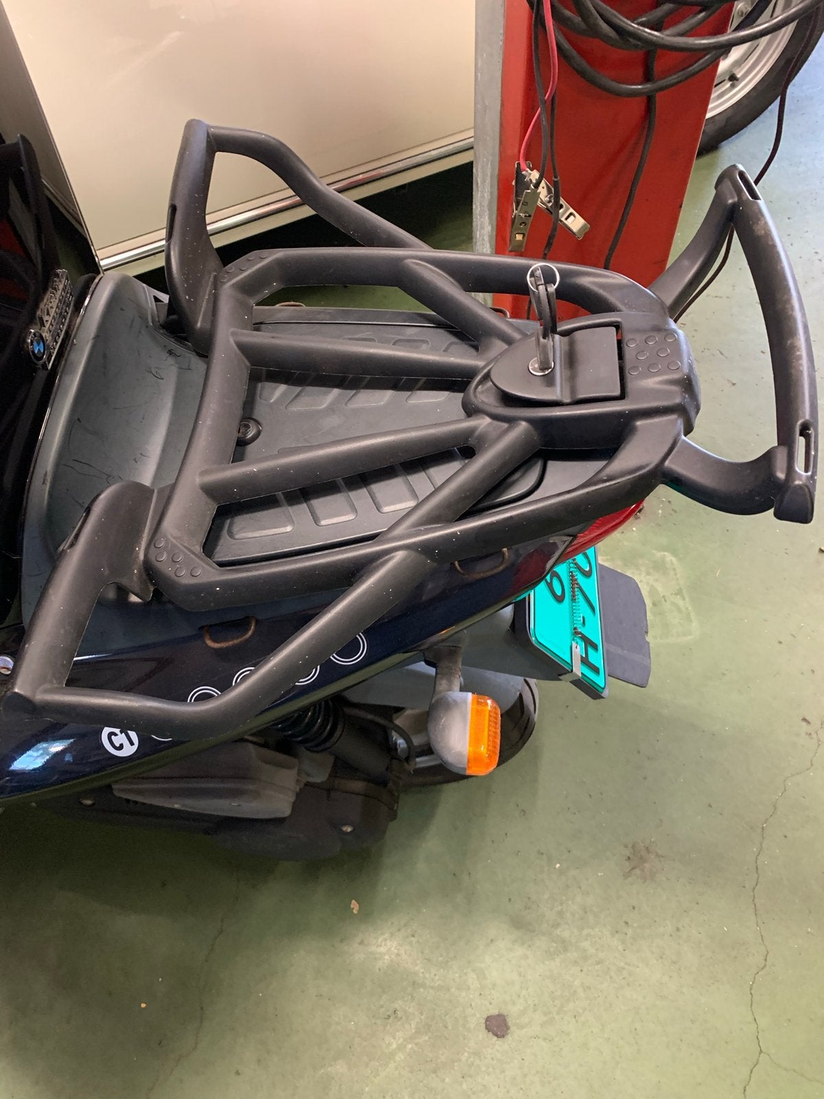 BMW C1 Bagagedrager met Topkoffer Bevestiging, Motoren, Ophalen of Verzenden, Gebruikt