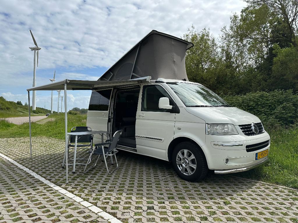 VW T5 California No Limit – 2.5 TDI 174pk – 1e Eigenaar, Volkswagen, Particulier, Standkachel, Tot en met 4