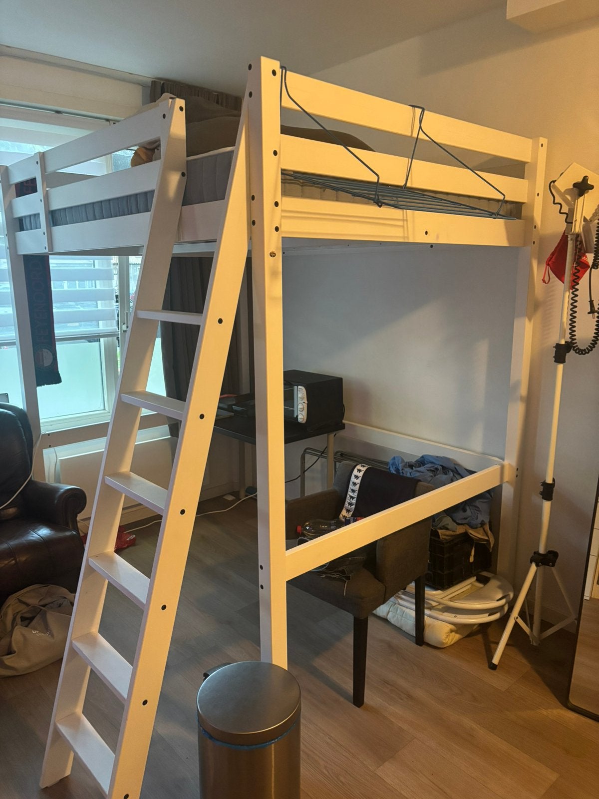 2 persoon Hoogslaper ikea, Huis en Inrichting, Slaapkamer | Stapelbedden en Hoogslapers, Ophalen, Hoogslaper, Tweepersoons, 140 cm