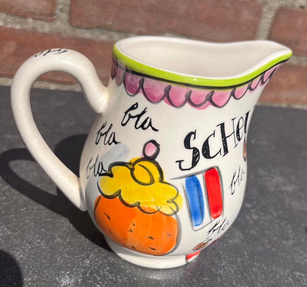 Blond Amsterdam Melkkannetje, Ophalen, Gebruikt, Aardewerk, Overige typen