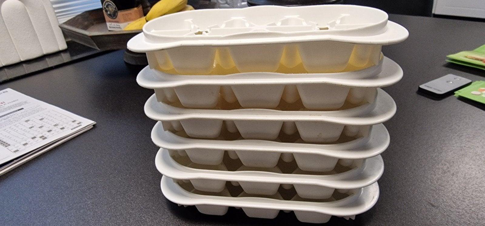 Tupperware ijsblokjesvorm - Perfect voor koude drankjes!, Wit, Overige typen, Ophalen of Verzenden, Zo goed als nieuw