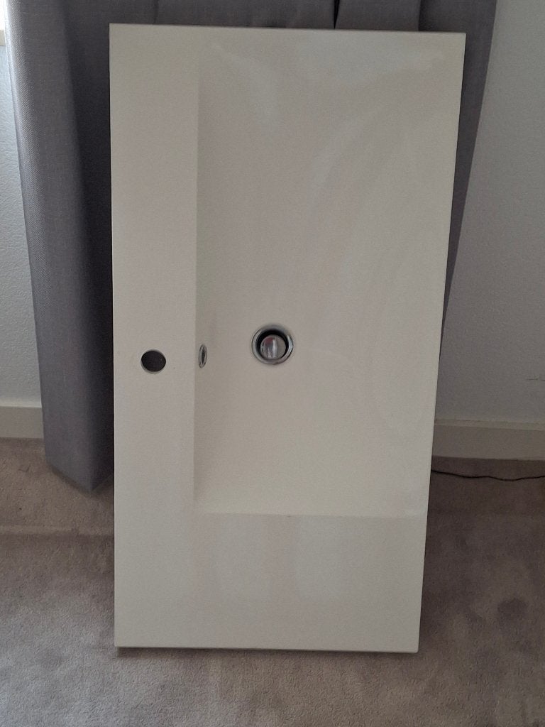 Wastafel, Huis en Inrichting, Badkamer | Badkamermeubels, Ophalen, 50 tot 100 cm, Zo goed als nieuw, Minder dan 100 cm