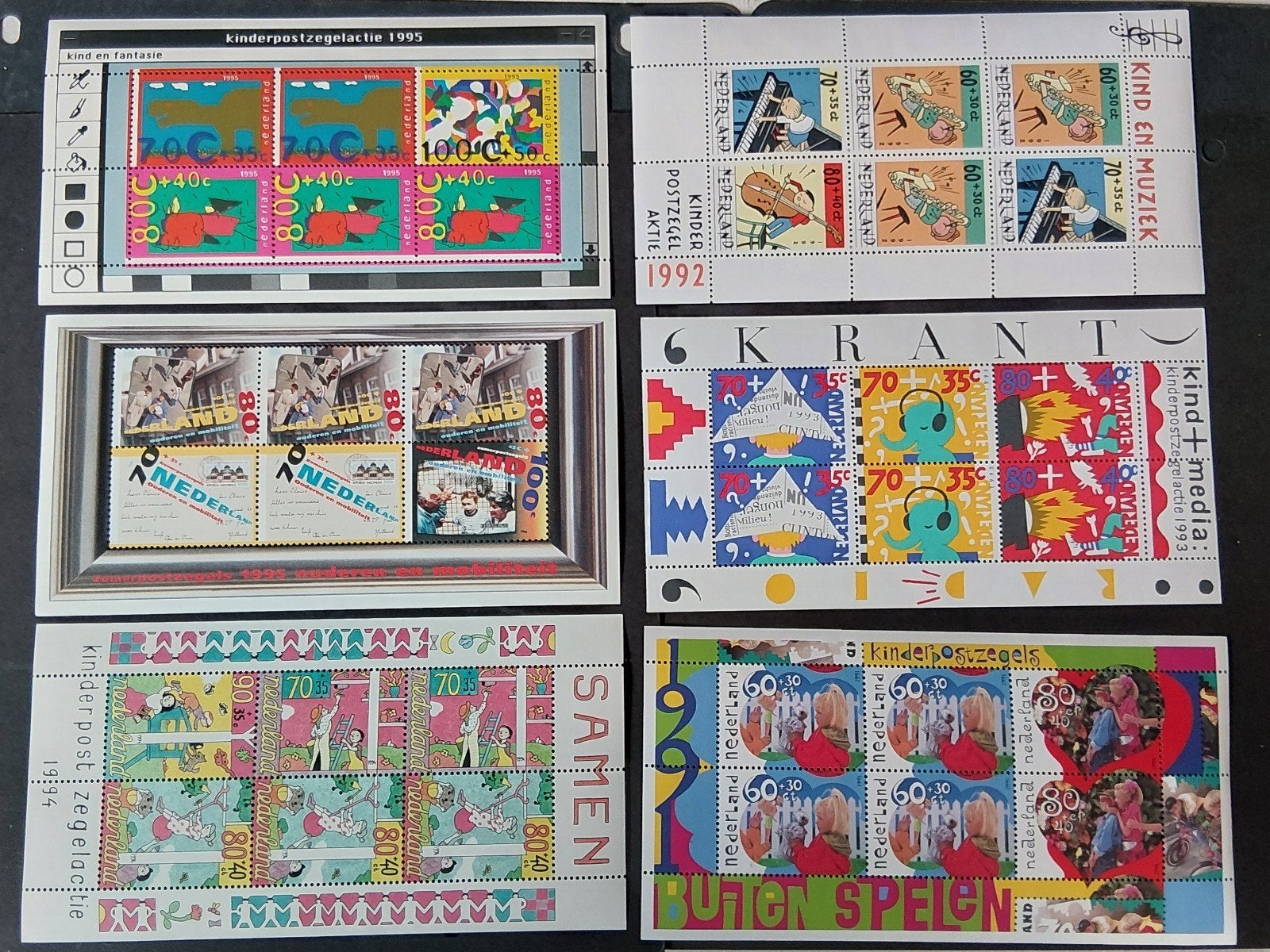 27 postfrisse vel/blok uit Nvph, Verzenden, Na 1940, Postfris