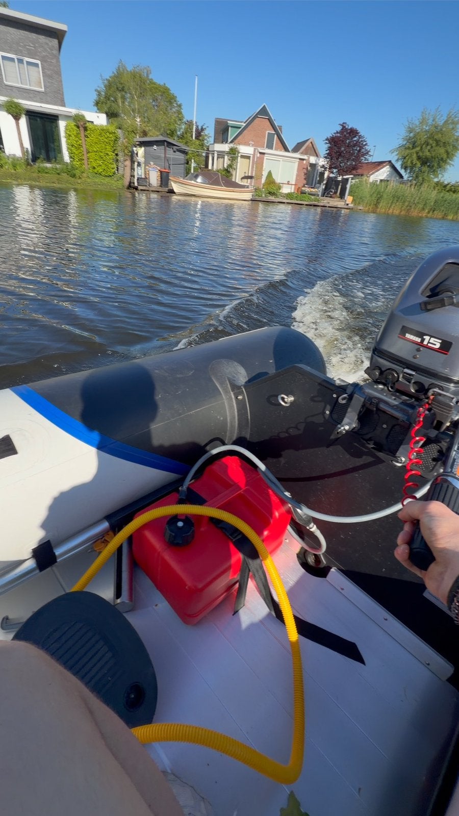 Yahmaha boot en moter 15 pk, Ophalen, Zo goed als nieuw, Motor en Techniek, Motorboot