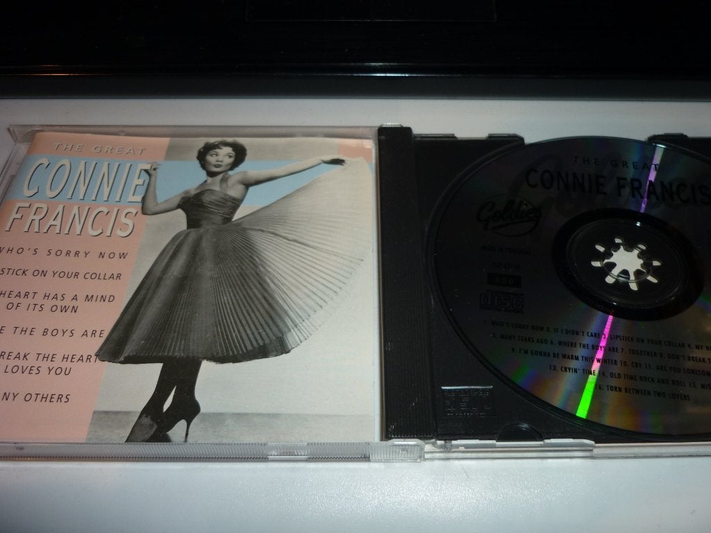 The Great Connie Francis CD - Klassieke Hits, Inclusief boekje, Ophalen of Verzenden, Zo goed als nieuw, Verzamelalbum