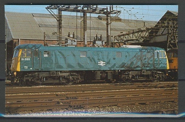 Locomotief Lok no. 81022 Foto-Ansichtkaart Trein t-61 jdu, Ophalen of Verzenden, Zo goed als nieuw, Trein, Kaart of Prent