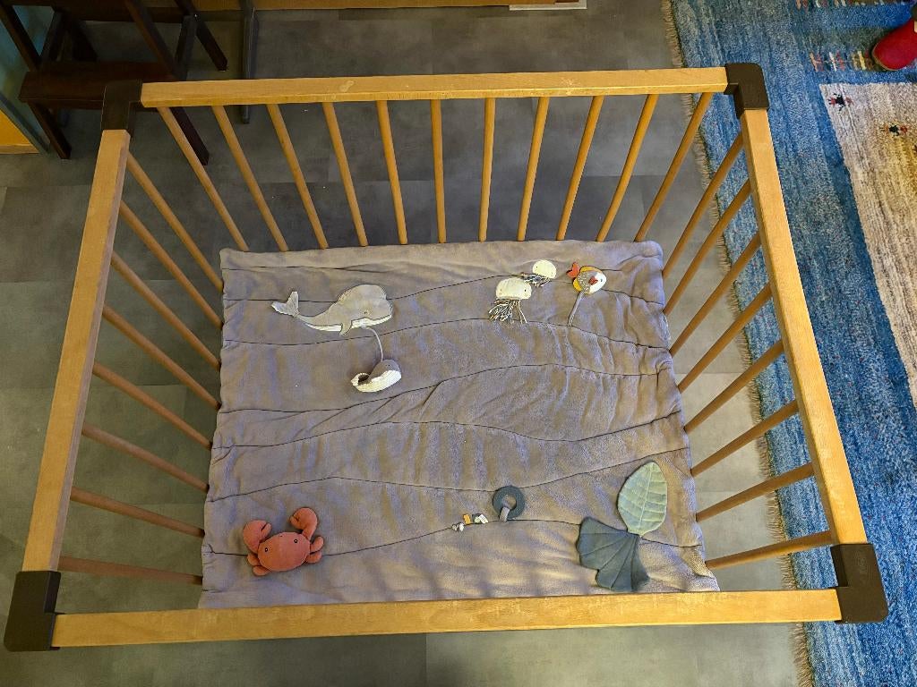 Kibofa box met Little Dutch speelkleed, Kinderen en Baby's, Boxen, Ophalen, Gebruikt, Rechthoekig, Wieltjes