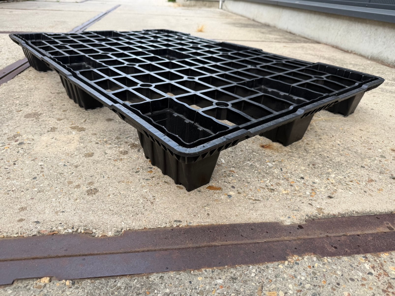 Plastic pallet 120x80 euro pallet formaat, Ophalen, Zo goed als nieuw, Hout