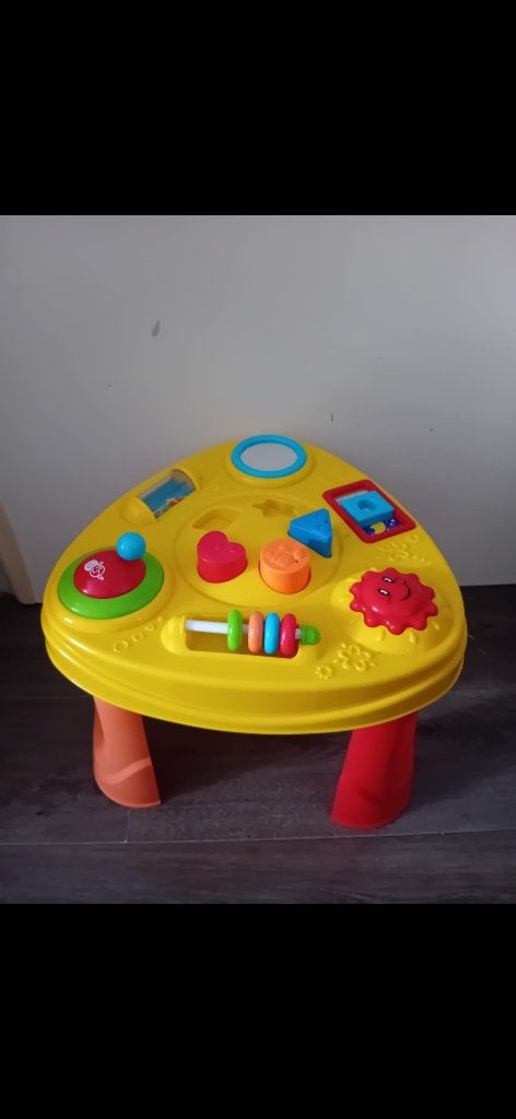 Baby speelgoed tafel acriviteitentafel blokken, Ophalen of Verzenden, Zo goed als nieuw, Overige typen