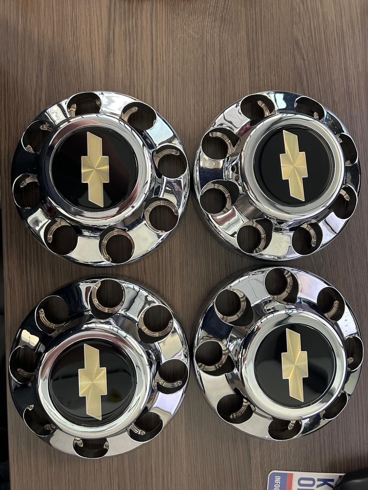 Chevrolet Center Cap Wieldop Chrome 8 lug, -, -, Nieuw, Ophalen of Verzenden