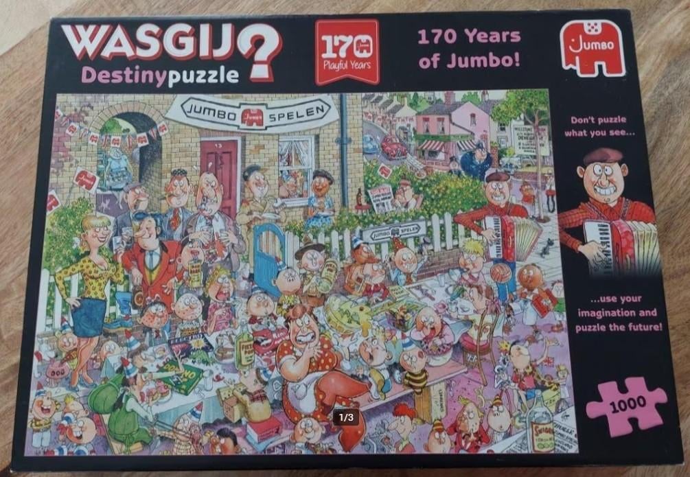 3 wasgij puzzels, Ophalen of Verzenden, 500 t/m 1500 stukjes, Zo goed als nieuw