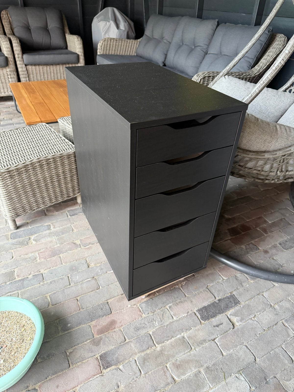 IKEA Alex ladeblok - Zo goed als nieuw, gratis af te halen, Ophalen, Overige materialen, Minder dan 50 cm, 5 laden of meer