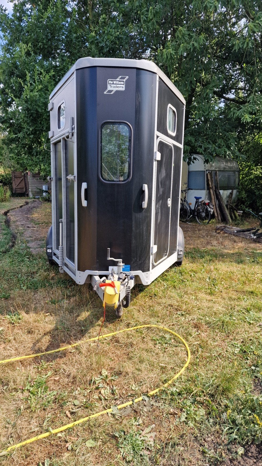 ifor williams hb - zeer nette ruime 2 paards trailer, Ophalen, Zo goed als nieuw, Aluminium, 2-paards trailer