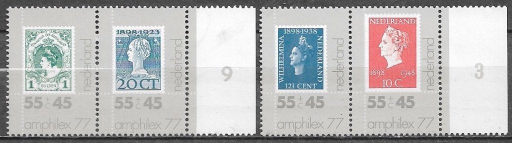 NL serie Amphilex 1977, Ophalen of Verzenden, Na 1940, Postfris