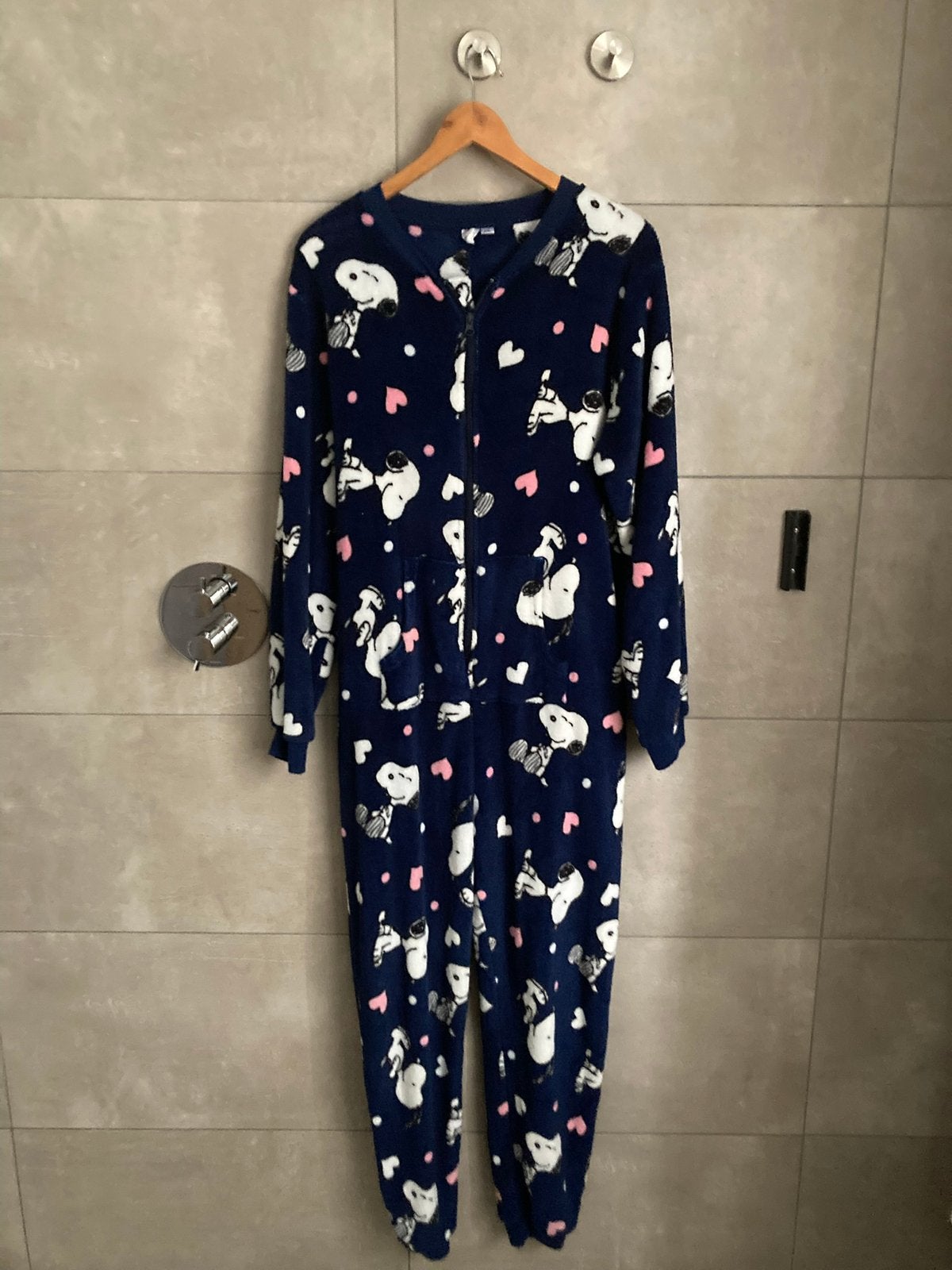 Jumpsuit Snoopy maat L zgan, Ophalen of Verzenden, Zo goed als nieuw, Maat 38/40 (M)