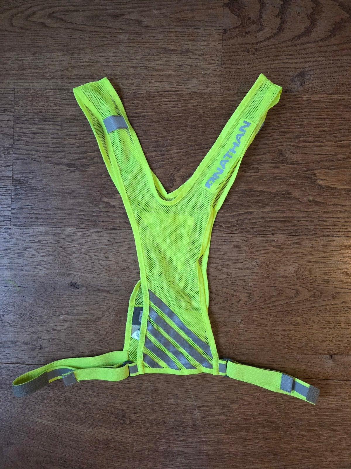 Nathan reflectievest ultralichtgewicht hardloopvest, Nathan, Geel, Ophalen of Verzenden, Zo goed als nieuw