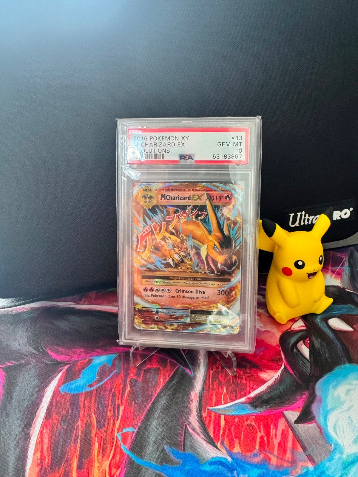 M Charizard EX PSA 10 - 2016 Pokemon XY Evolutions #13, Ophalen of Verzenden, Nieuw, Losse kaart, Foil