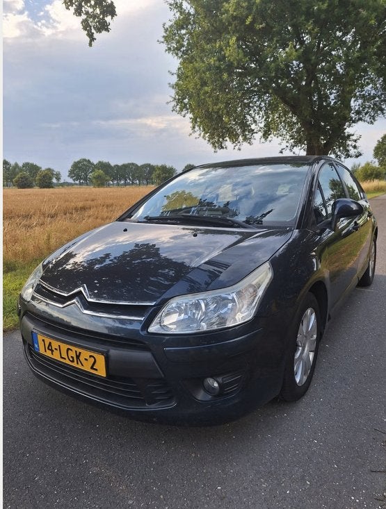 Citroën C4 1.6 VTI Berline 2010 Blauw, Zwart, 4 cilinders, Blauw, Origineel Nederlands