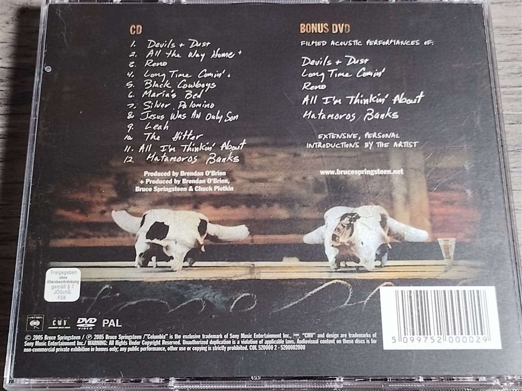 Bruce Springsteen – Devils & Dust [+ DVD], Ophalen of Verzenden, Zo goed als nieuw, Poprock