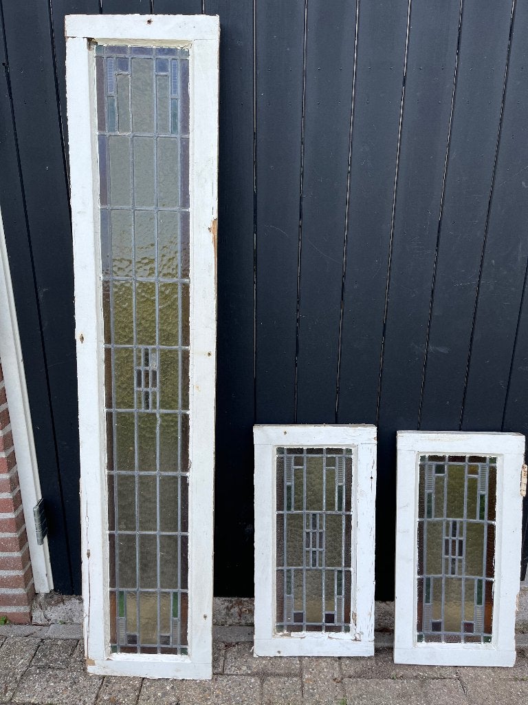 Glas in lood, Doe-het-zelf en Verbouw, Ophalen, Gevelraam of Ruit, Gebruikt, Minder dan 80 cm