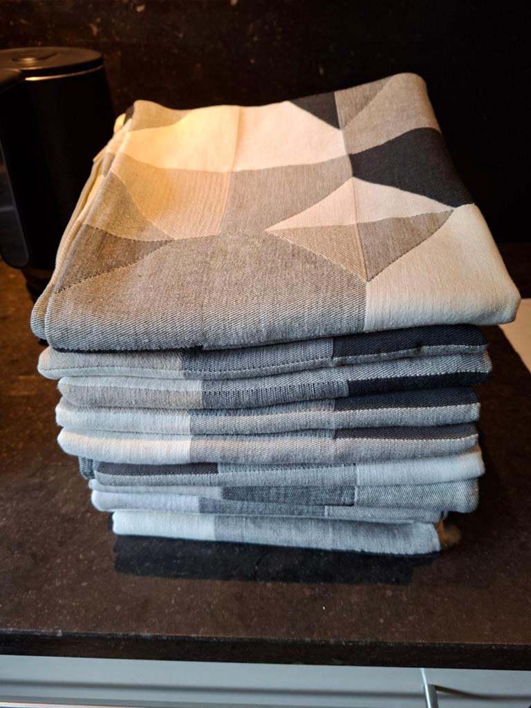 IKEA Kussenhoezen 11 st. 45x45 cm - Grijs/Wit/Zwart, Huis en Inrichting, Woonaccessoires | Kussens, Ophalen, Gebruikt, Grijs, Vierkant