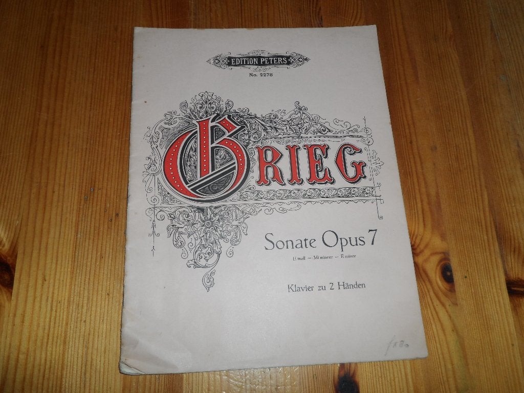 Edvard Grieg 2, Gebruikt, Blokfluit, Klassiek, Ophalen of Verzenden