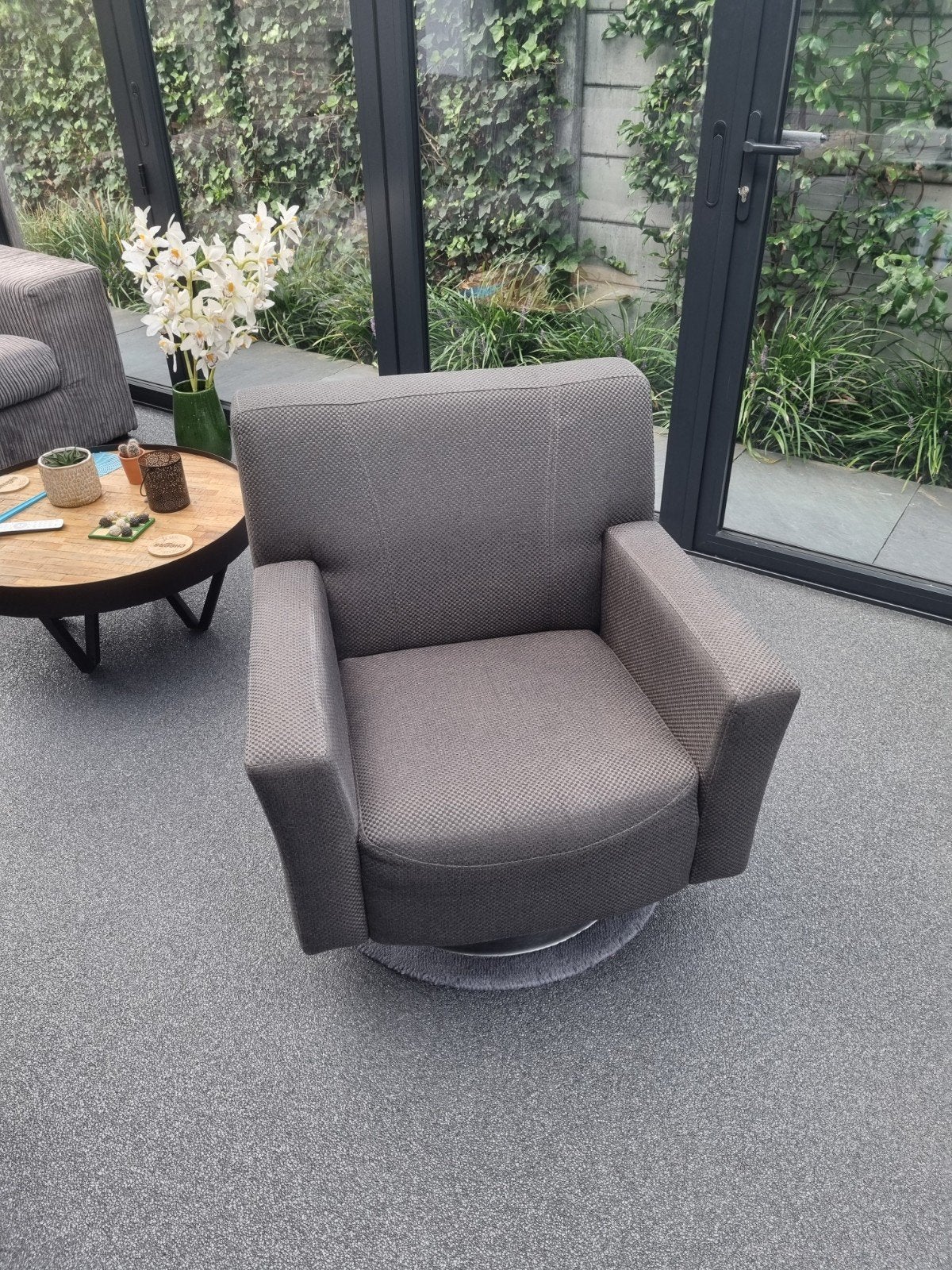 henders & hazel draaifauteuil, Ophalen, 75 tot 100 cm, Zo goed als nieuw, Metaal