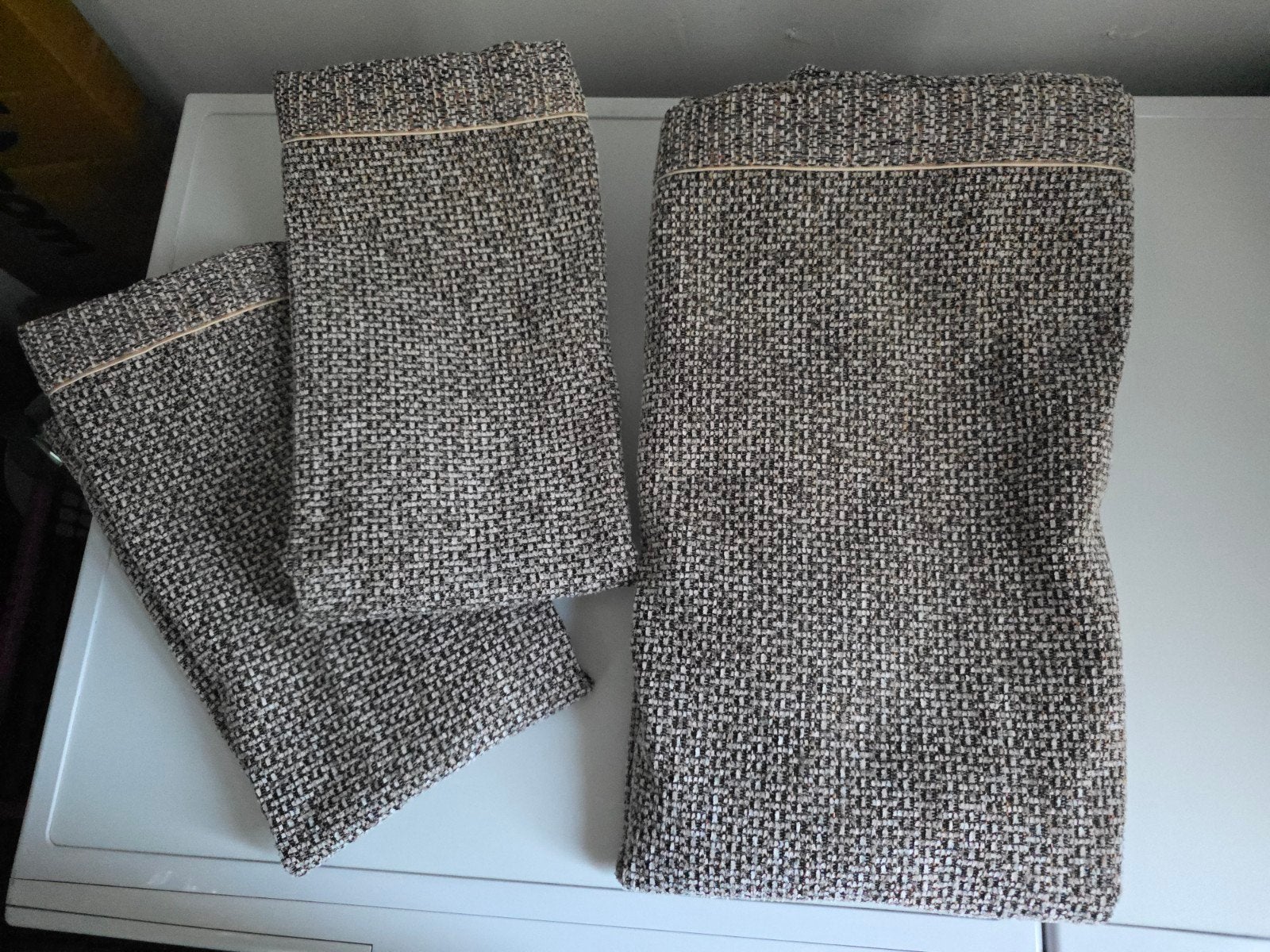 Sofacover/Bankplaid 90x180cm + 2 armleuningplaids antislip, Wasbaar, Overige materialen, Overige typen, Bruin