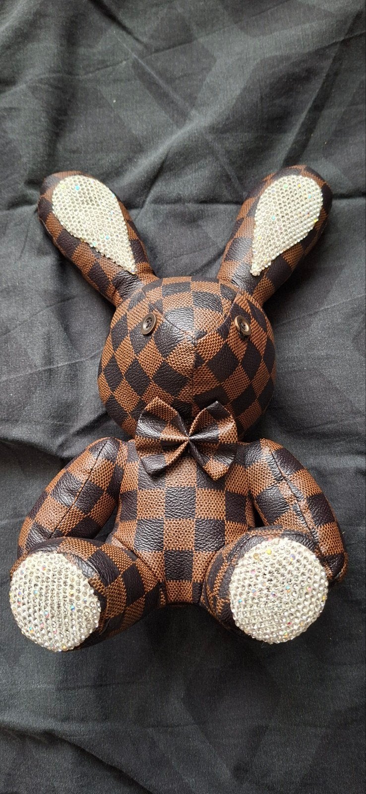 Louis Vuitton look-a-like knuffel konijn 30cm, Huis en Inrichting, Woonaccessoires | Overige, Ophalen, Nieuw