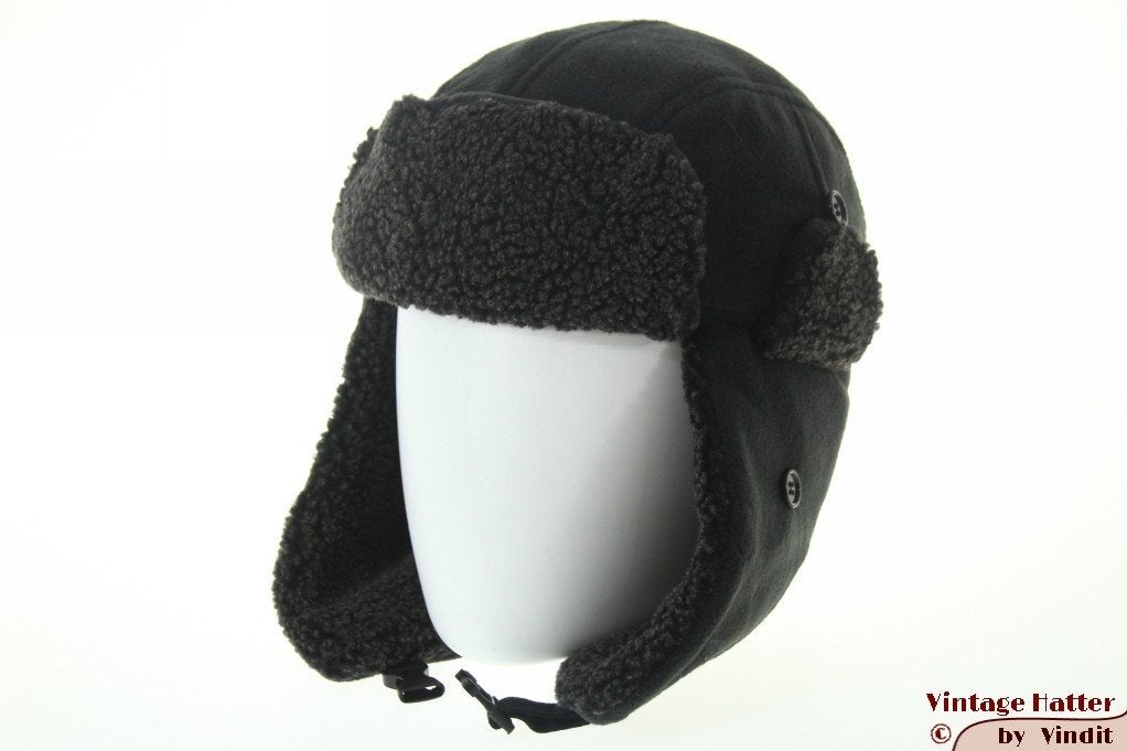 Vliegeniersmuts zwart fleece XS, S, M, L, XL Nieuw, Ophalen of Verzenden, Nieuw, Maat 42/44 (L), Muts
